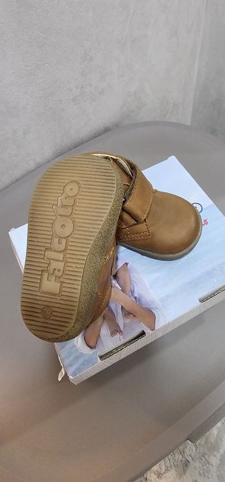 Papuci Falcotto piele naturala marimea 18