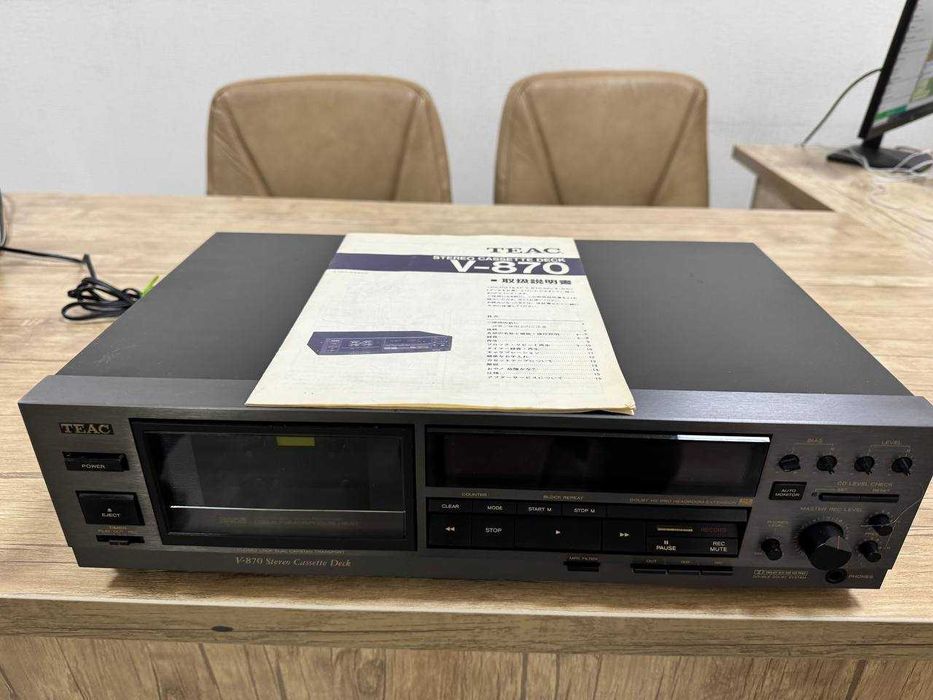 Кассетная дека TEAC V-870, Трёхголовочная, Премиум-класс