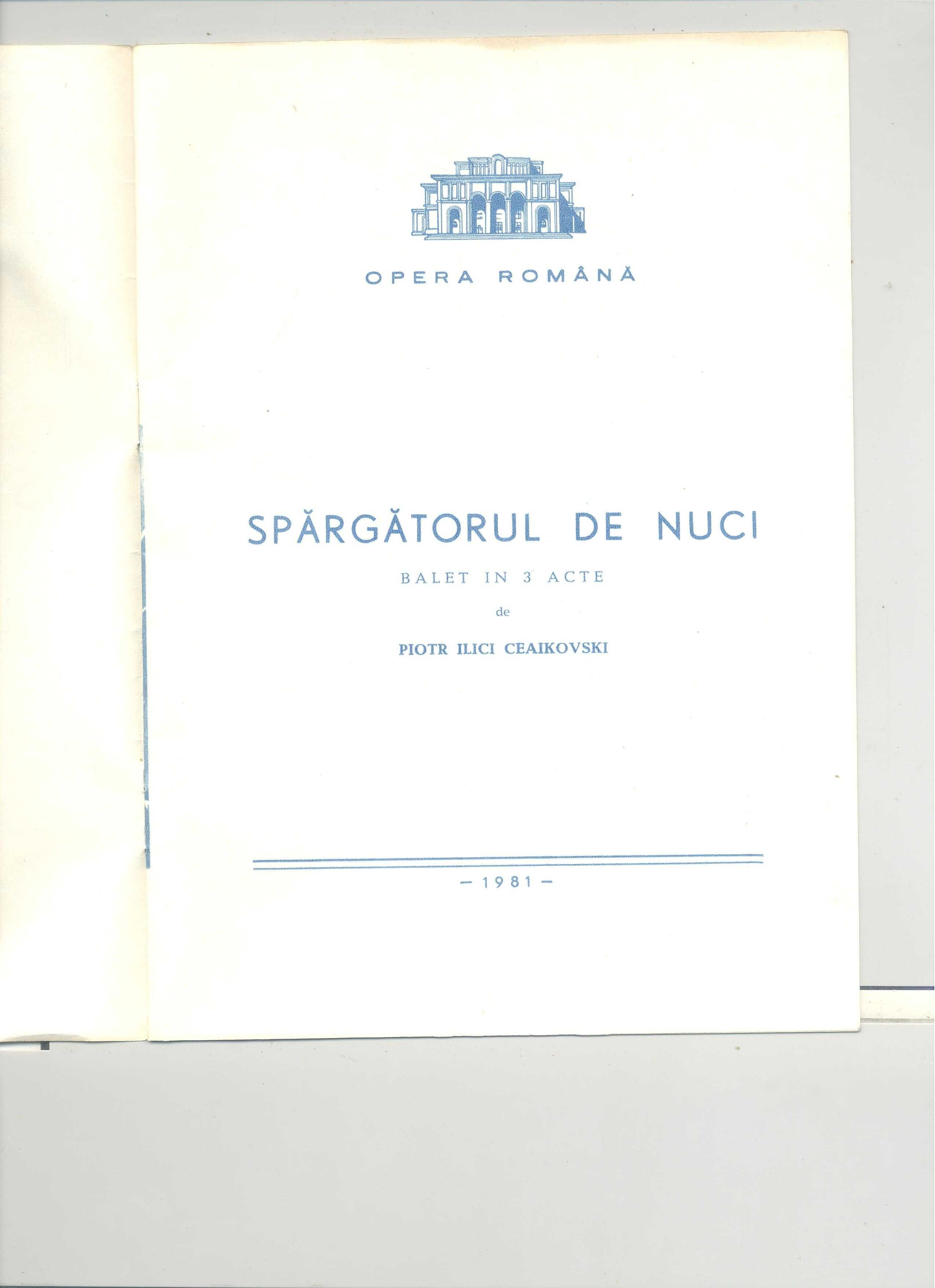 Program Opera Romana - Spargatorul de nuci 1981