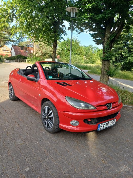Se vinde Peugeot 206cc (furia roșie)