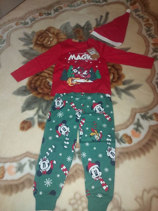 Pijama Primark Crăciun copii 104cm