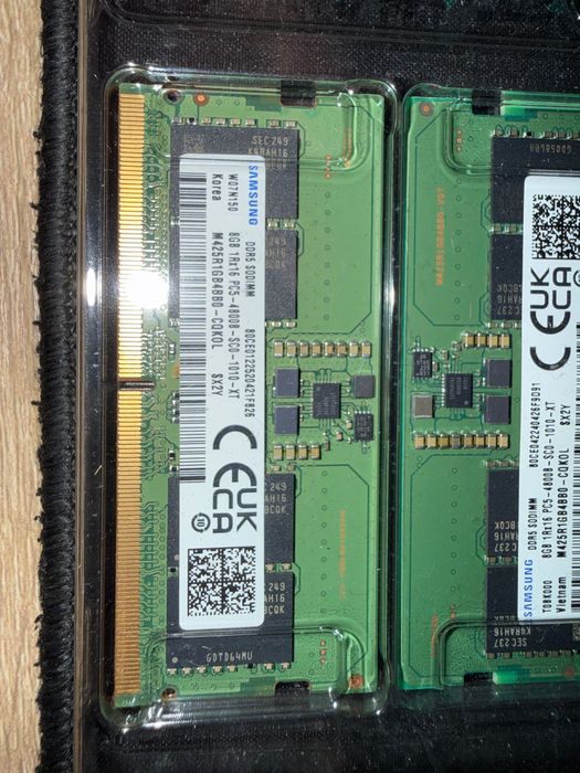 16gb RAM SAMSUNG DDR5 4800mhz dual chanel