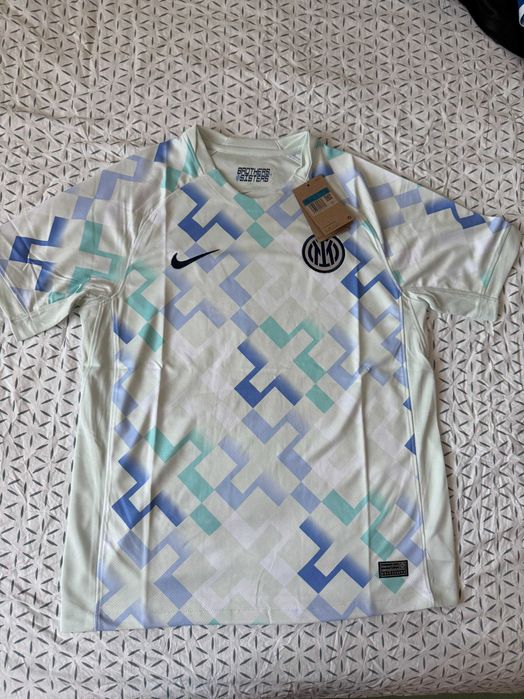 Tricou Inter Milano away alb sezonul nou fotbal