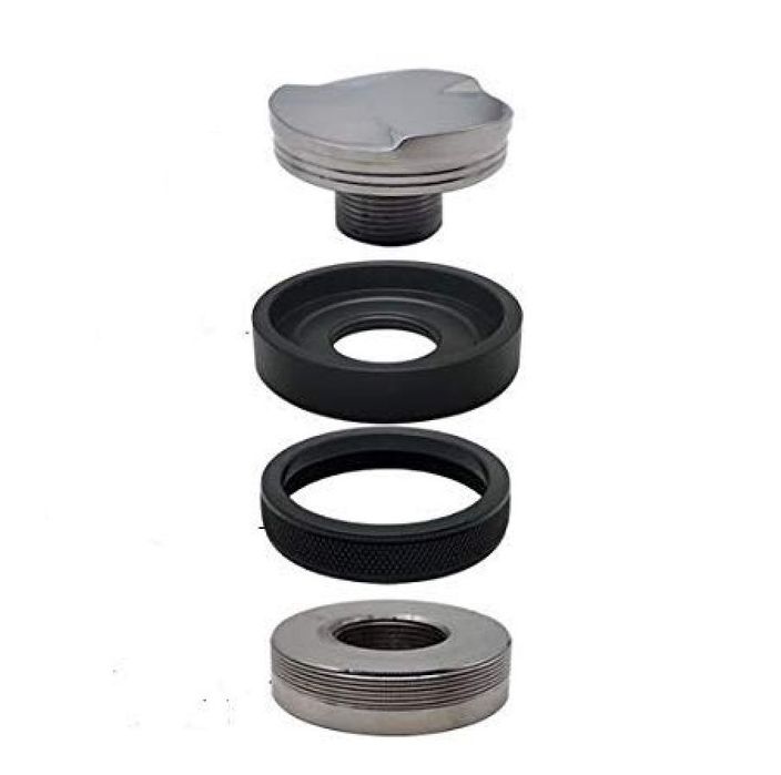 NEOUZA Distribuitor & Tamper Cafea 2 în 1, 53mm, cu Adâncime Reglabilă