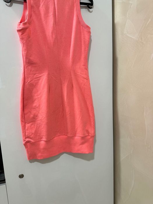 City Lights Bodycon Рокля - Розов Неон