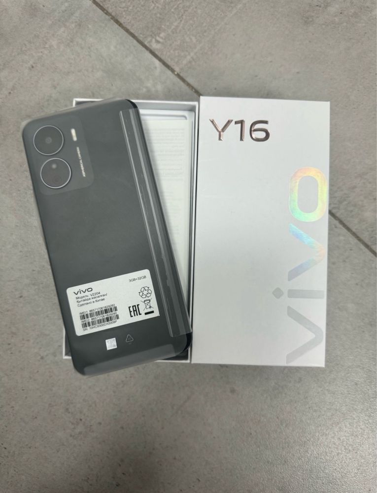 Vivo Y16 5/32 gb  новвый не изпользованый