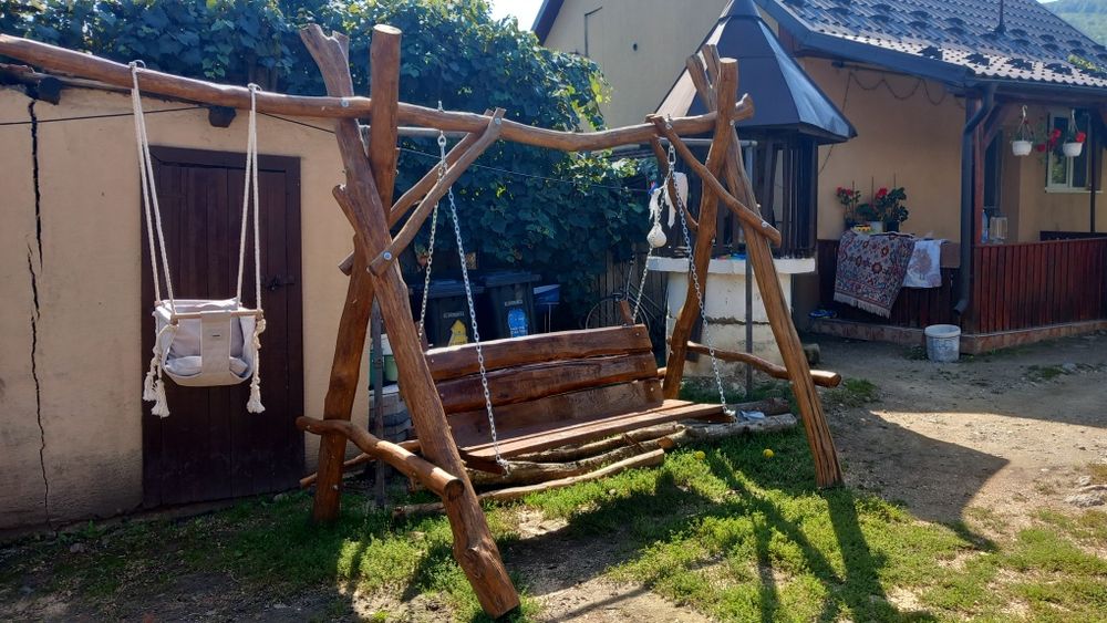 De vanzare balansoar rustic de stejar