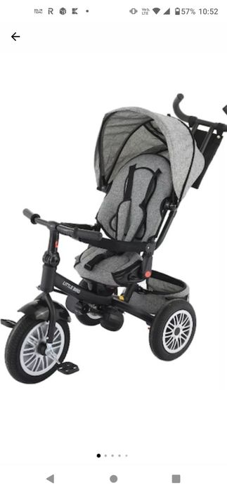 Tricicleta 4in 1 rotativa cu pozotie de somn