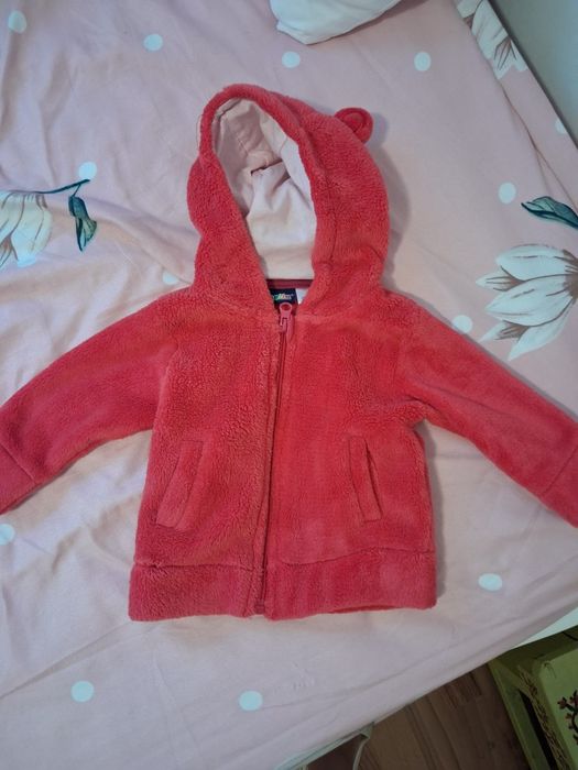 Hanorac pufos bebe marime 62-68