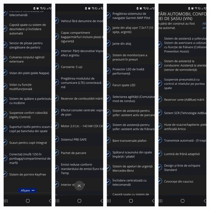 10500e fix Mercedes E Classe 2020 Stare impecabila tehnic recent in RO