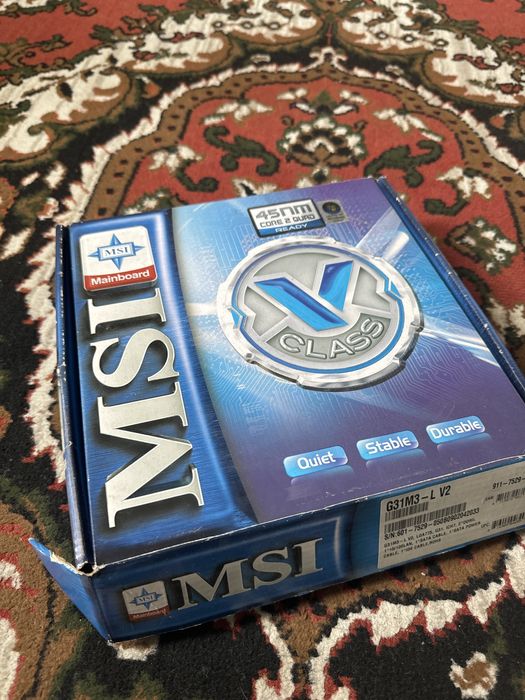 Материнская плата msi g31m3-l v2
