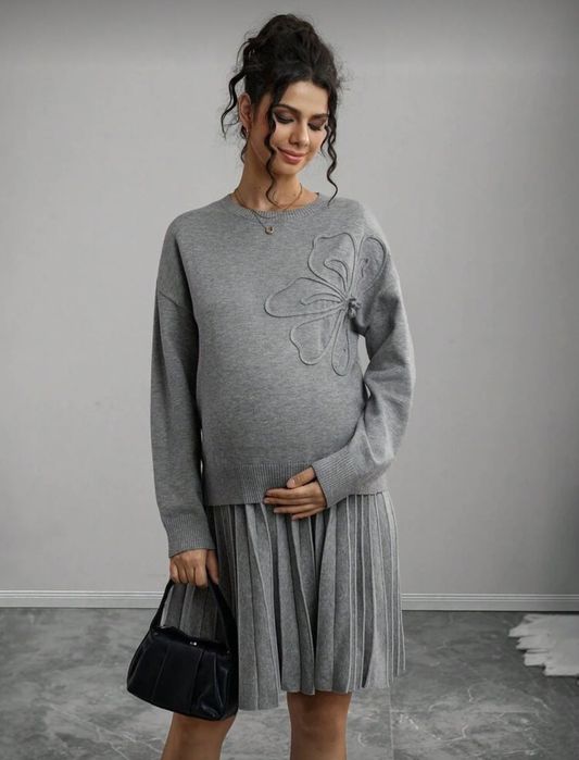 Комплект от пола и блуза за бременни