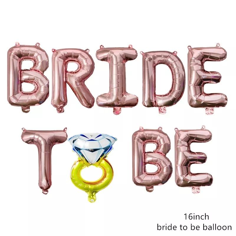 Set nou baloane rose gold bride to be