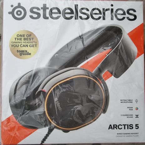 Casti gaming SteelSeries Arctis 5, Negru  sigilat