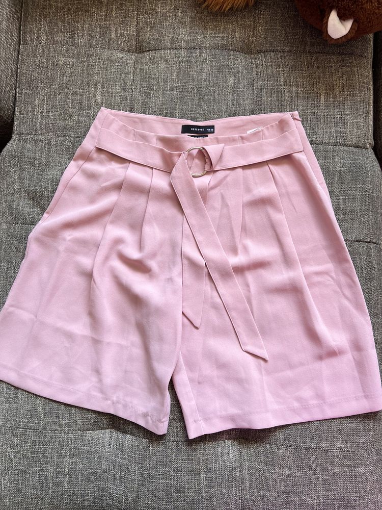Pantaloni Reserved roz-pudra, primăvara-vara, lejeri
