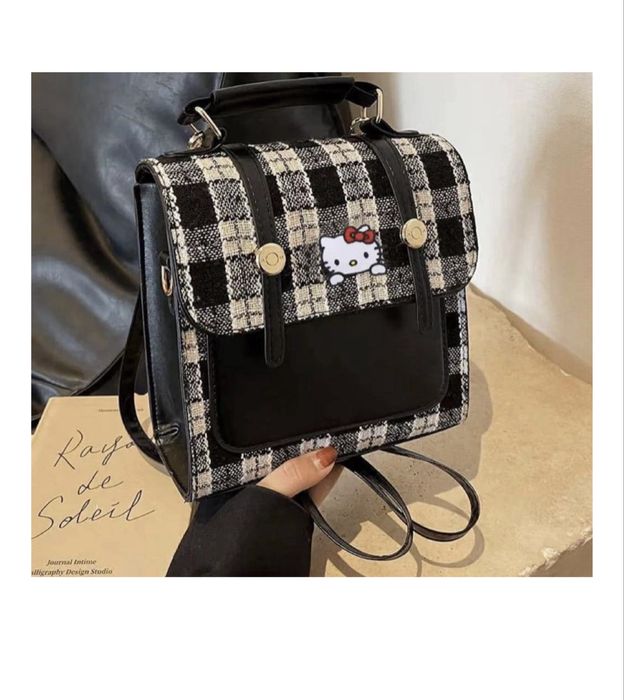 Рюкзак для девочек в школу милый котик