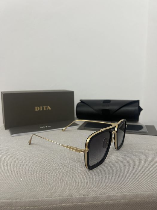 Ochelari de soare Dita Flight 006 black / gold