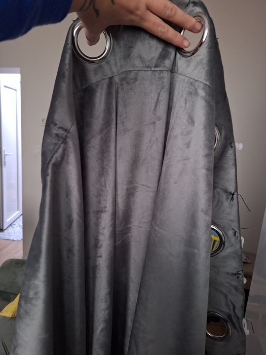 Плътни завеси с халки 2 вида