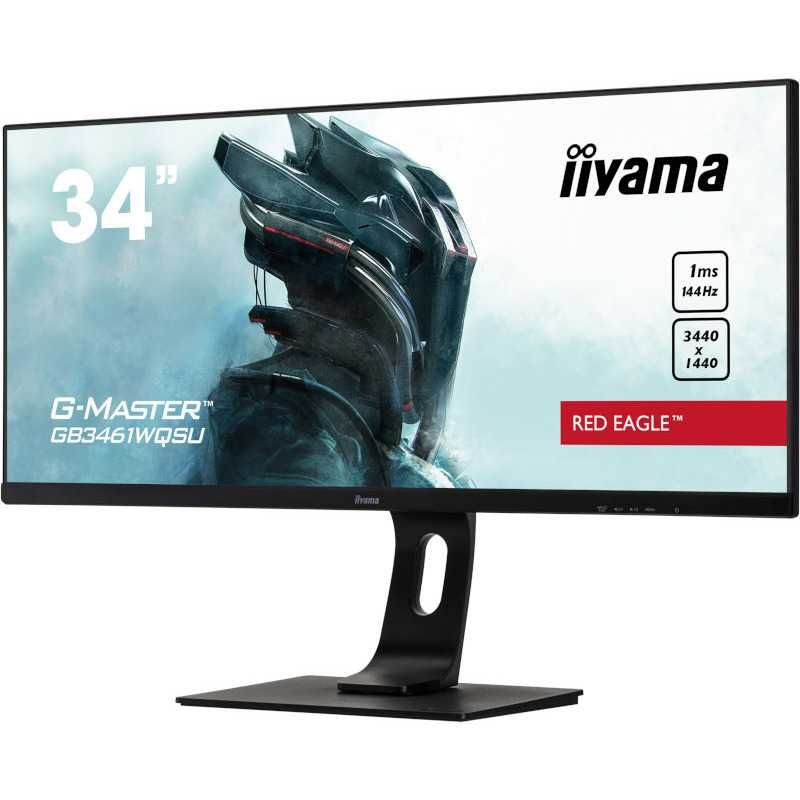 Monitor 34" IPS 144hz 1440p plat Iiyama GB3461WQSU garantie