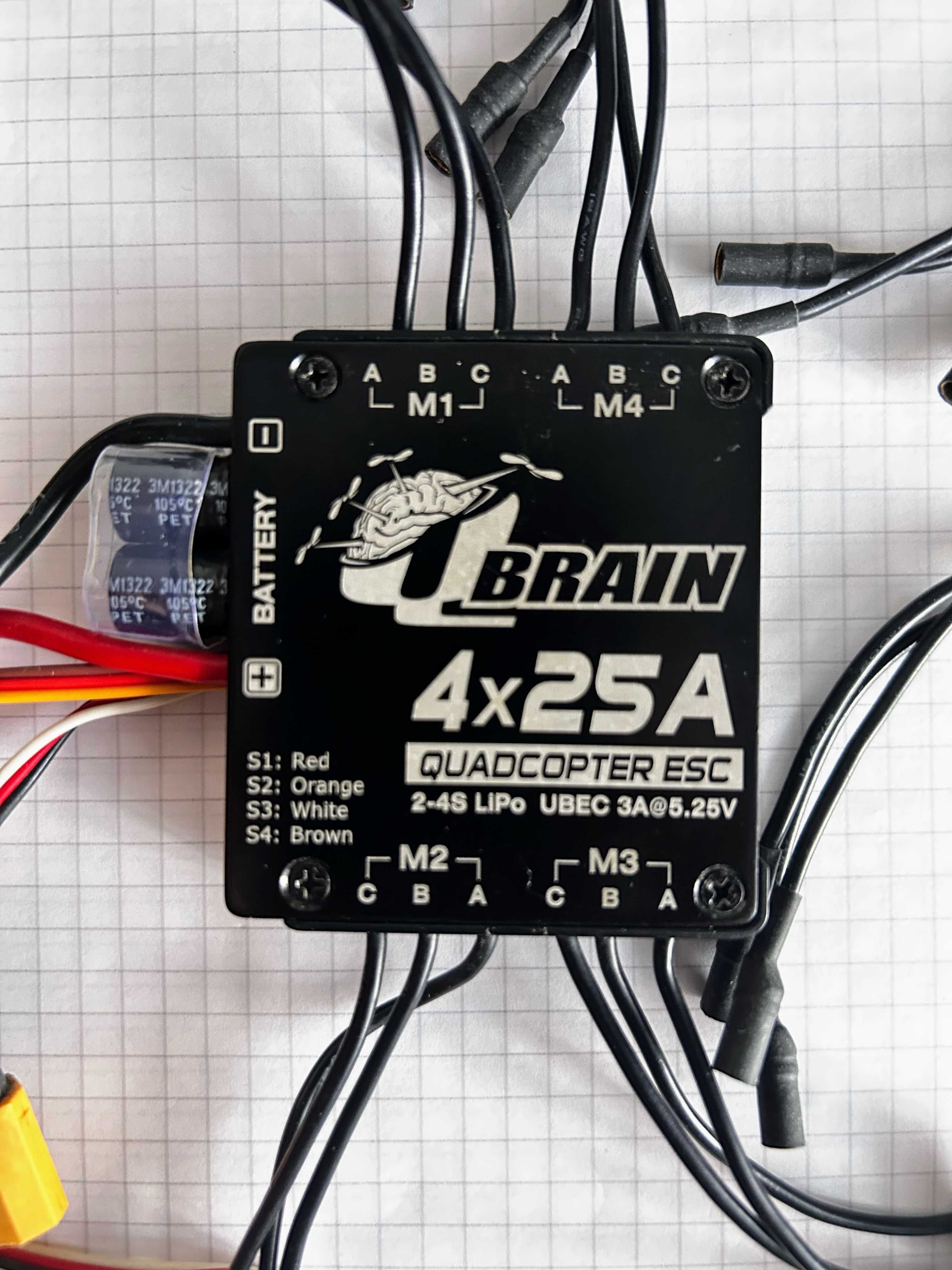 ESC QBrain 4x25A+programator Turnigy