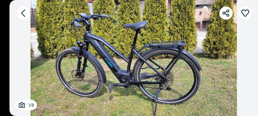 Bicicleta electrica Cube Kathmandu Hybrid Pro 625 Black Blue