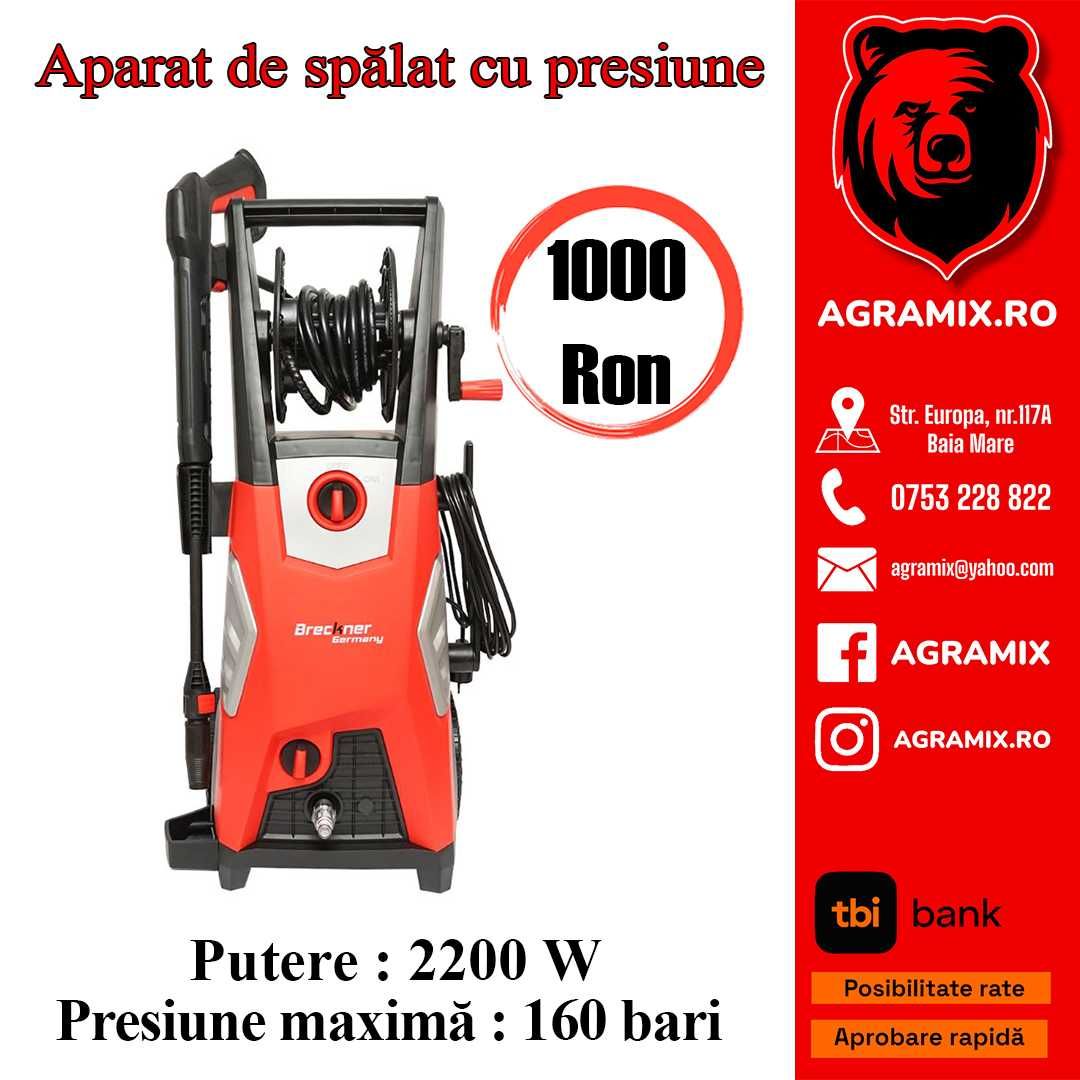 Aparate noi de spalat cu presiune de 6.5 CP si 1600W-2200W Agramix