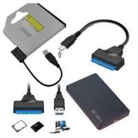 USB кабеля для HDD, SSD, CD/DVD ROM, разных видов.