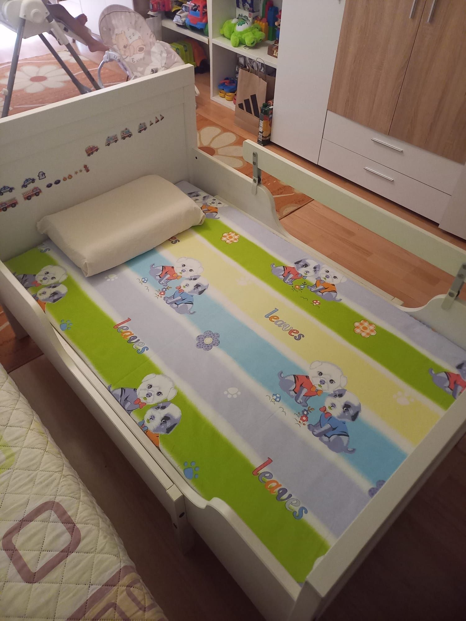 Разтегателно легло Sundvik Ikea 80/200 бяло