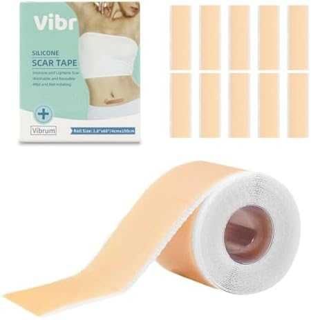 Нов Силиконов комплект за белези – лента и лепенки 4x15см, 4x150см