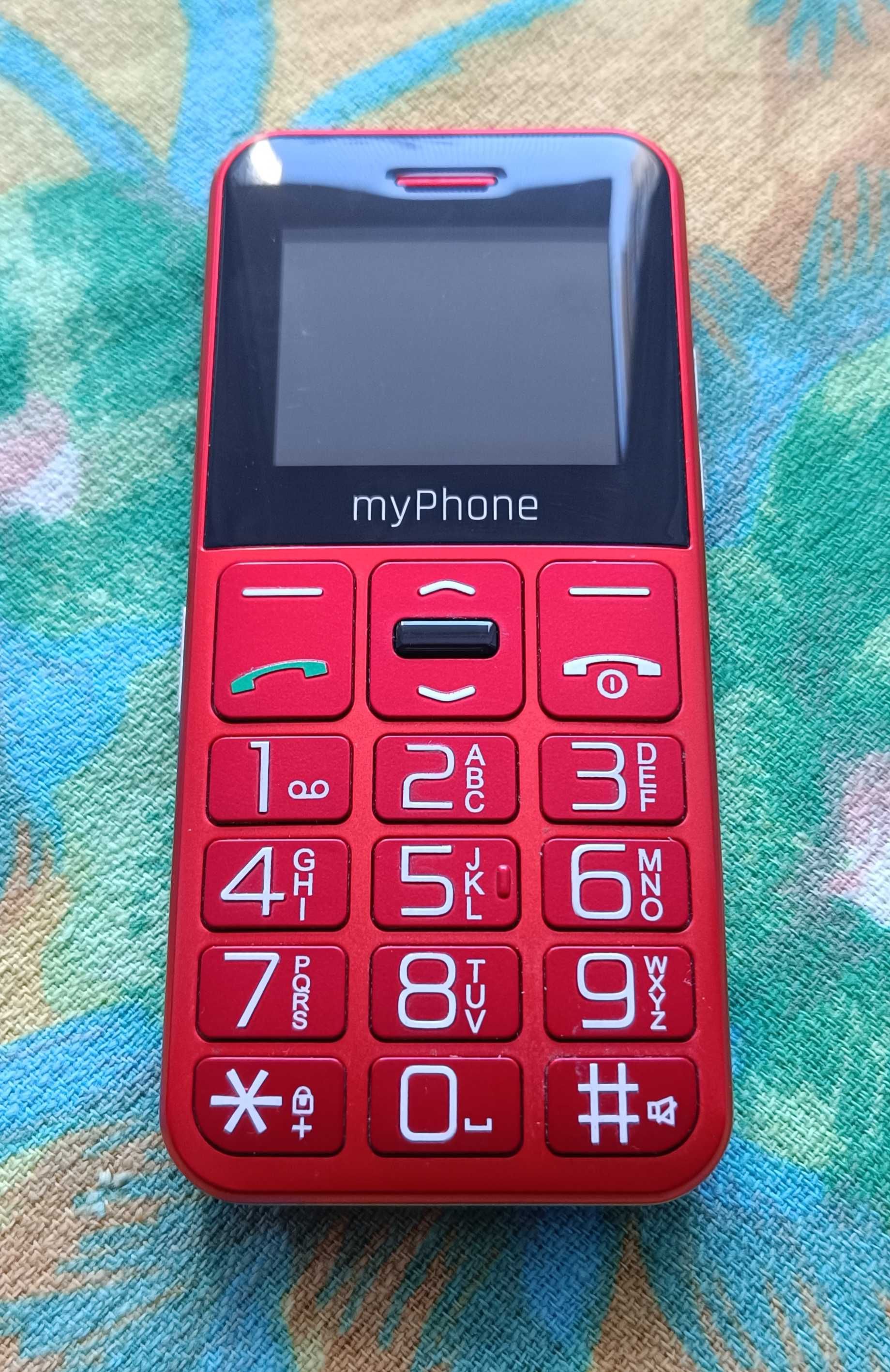 Мобилен телефон с големи бутони myPhone HALO Easy Червен.