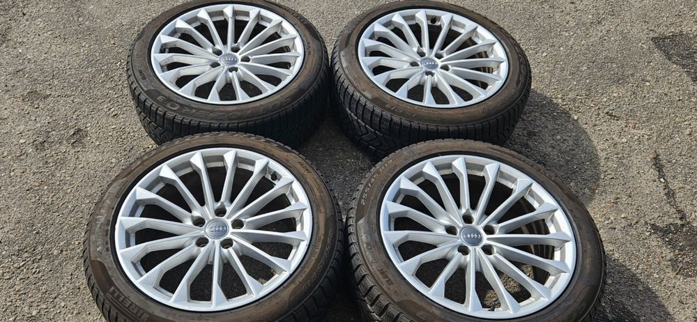 Jante Audi A8 4N model nou A5 A6 iarna 255 45 19 Pirelli 7 mm DOT 2023