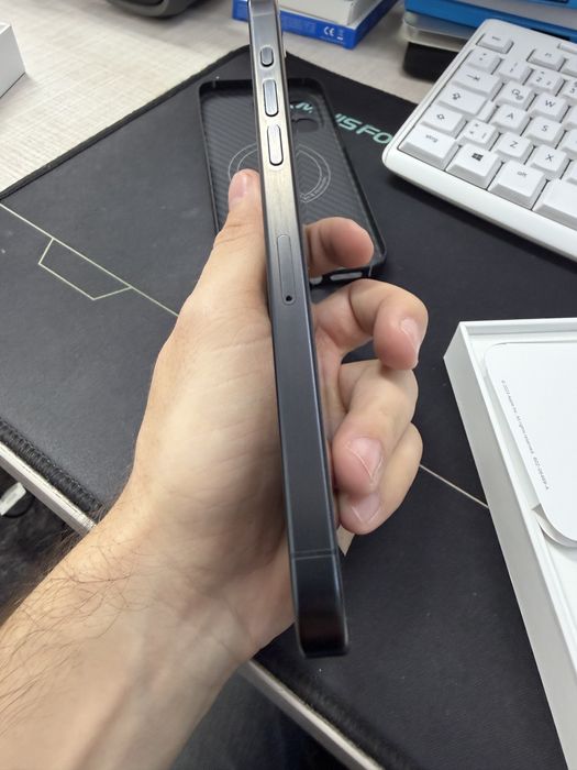 Iphone 15 PRO MAX black titanium 256gb 8gb ram 120hz IMPECABIL