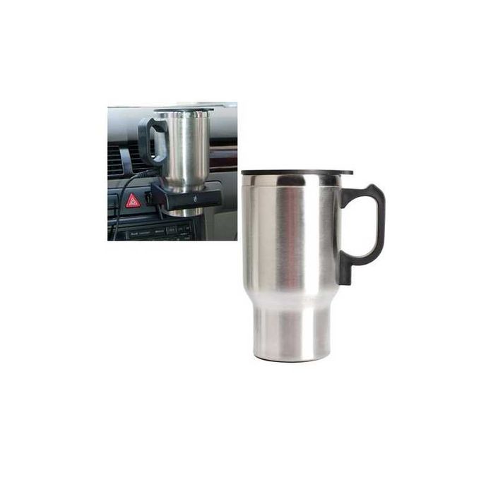 Електрическа термо чаша Mercado Trade, За кола, 12V, Сив