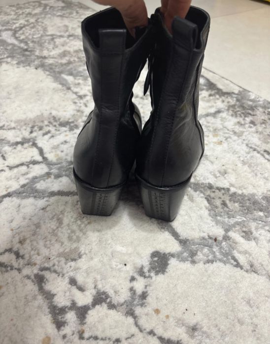 Ghete dama piele cu platforma