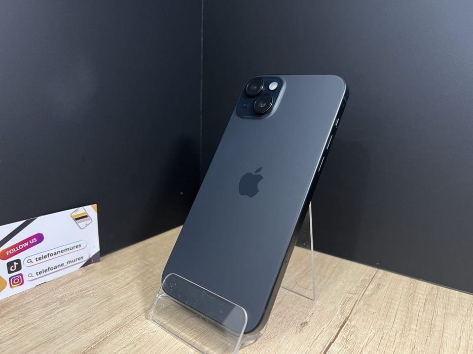 Iphone 15 Plus 128Gb Black 3 ani garanție, Telefoane Mureș
