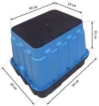 Полимерный ящик для водомеров:
