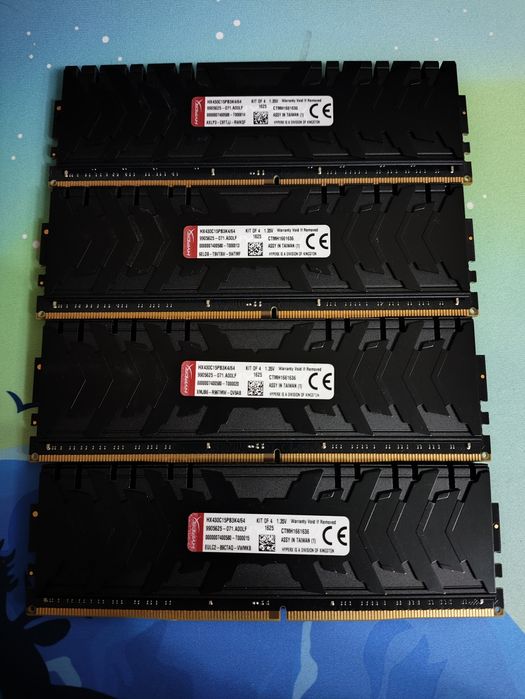Озу ddr4 64gb 4x16gb 3000mhz