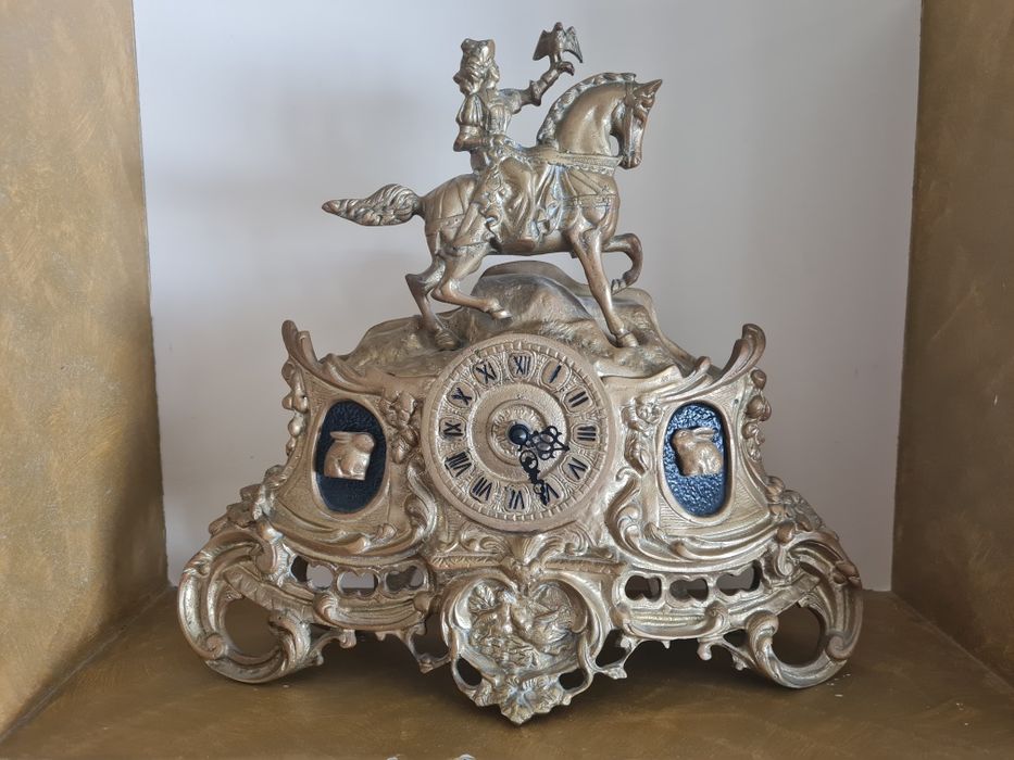 Ceas șemineu bronz antic