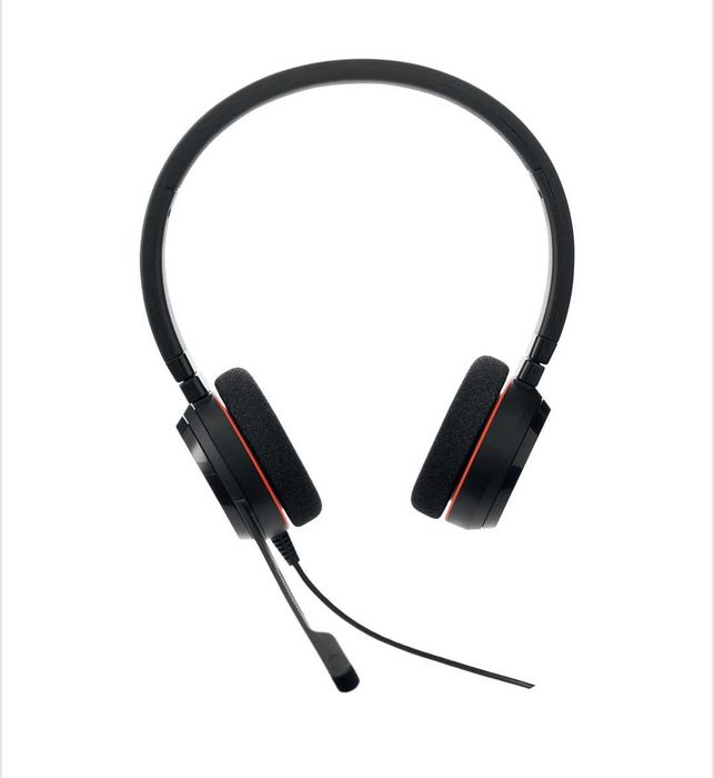 Casti noi Jabra Evolve 20 Stereo, telecomanda pe fir, USB
