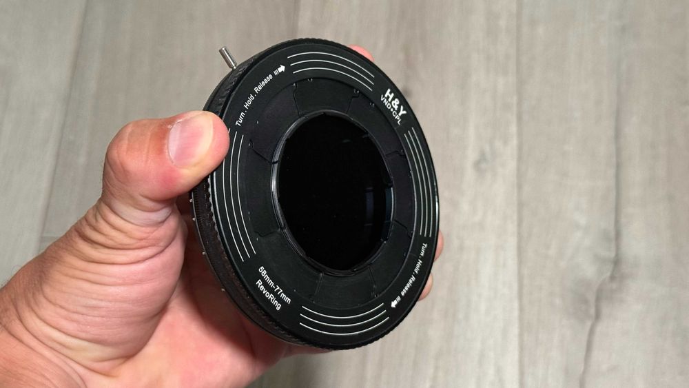 H&Y RevoRing Filtru Variabil ND3-1000+CPL 2 in 1, 58-77mm, 10 stopuri