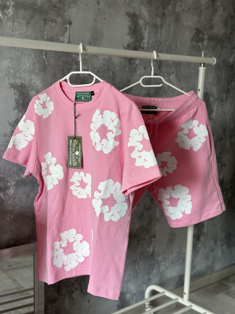 Compleu Denim Tears Amiri Balenciaca pink