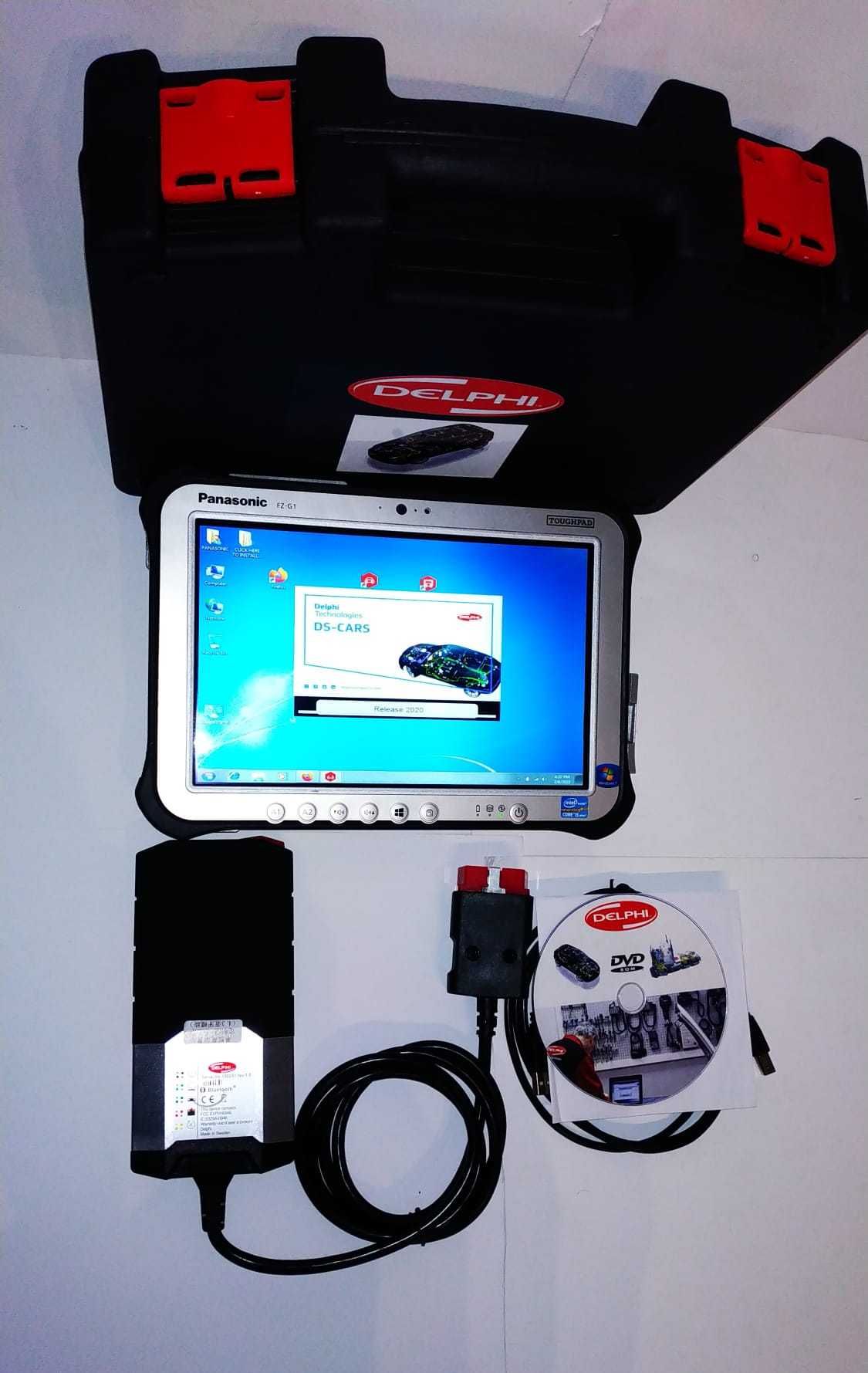 Tester Auto Turisme+Camioane DUAL Launch/Delphi+Tableta PANASONIC FZG1