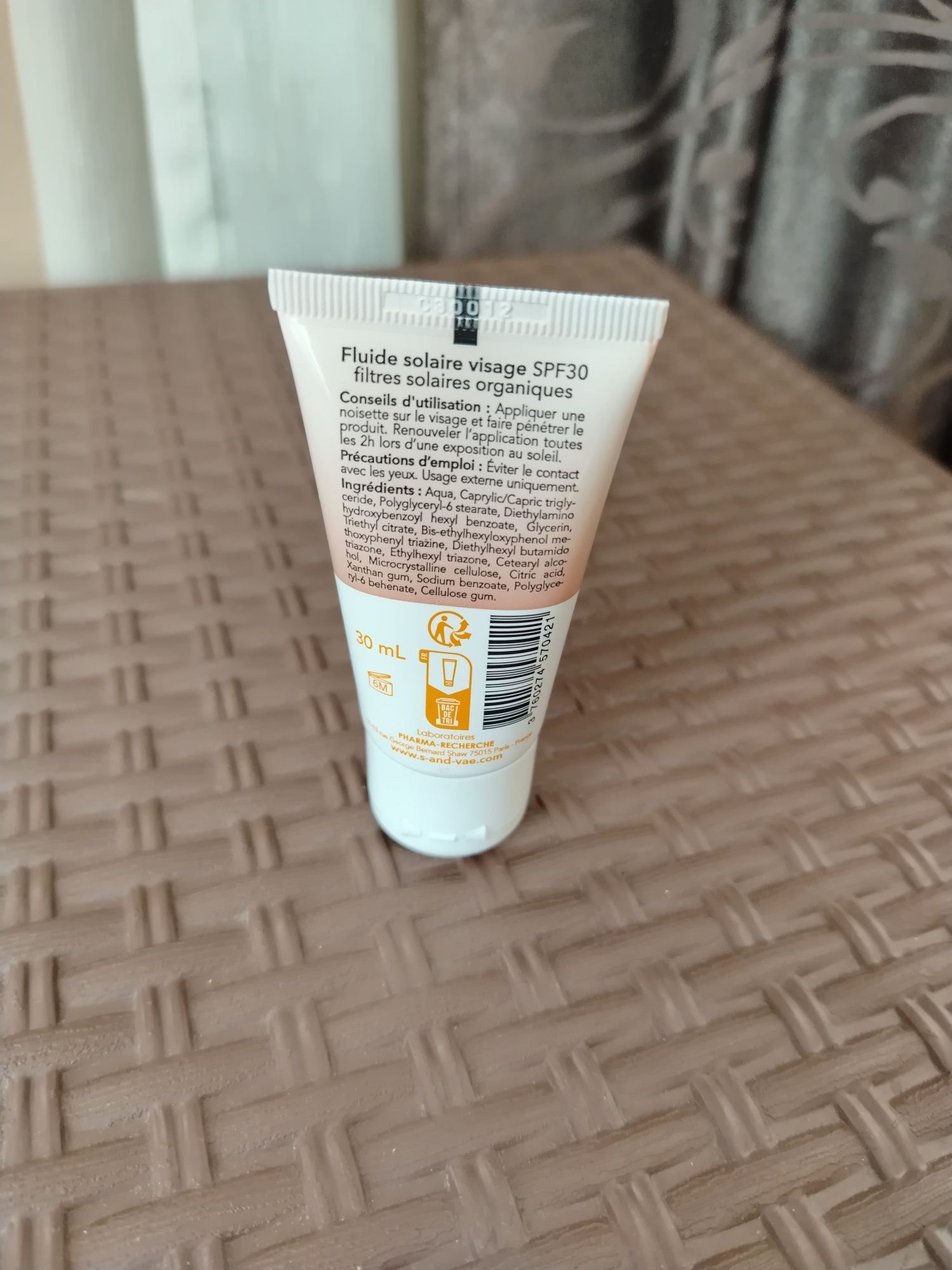 S&VAE Fluide Solaire Visage SPF30 30ml