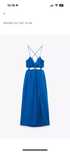 Rochie zara albastra XS