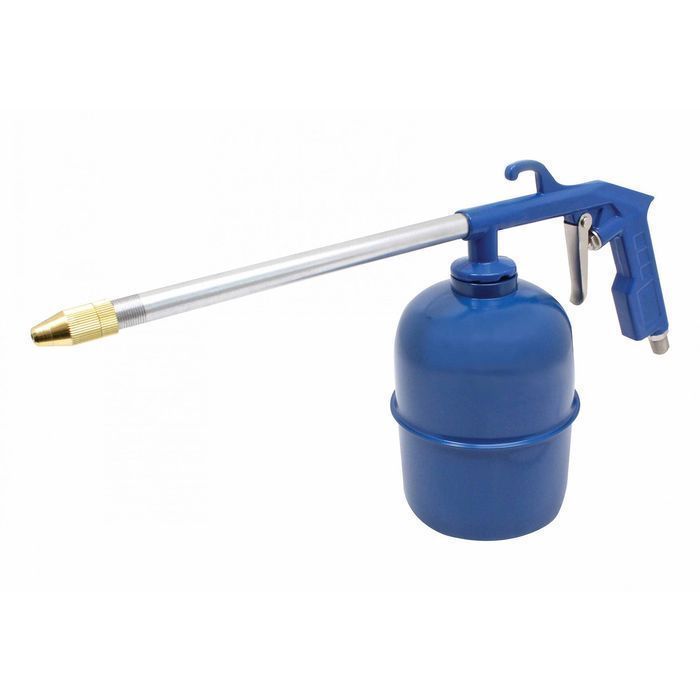 Pistol de spalat si degresat cu aer comprimat pentru motoare, rezervor