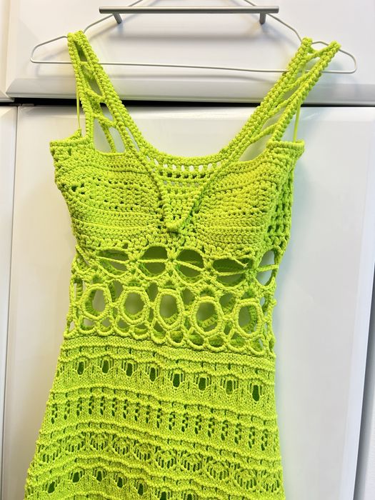 Rochie de plaja, tricotata