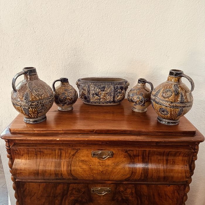 Стар немски керамичен комплект – Westerwald Stoneware