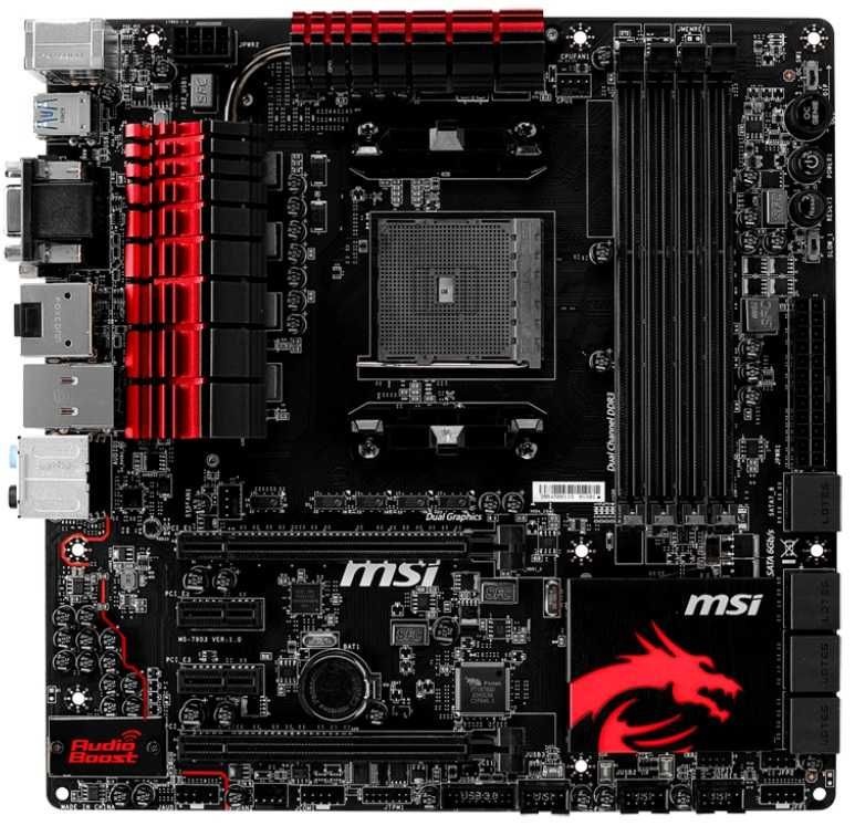 Дъно Дънна платка MSI A88XM Gaming FM2+ DDR3 OVERCLOCK