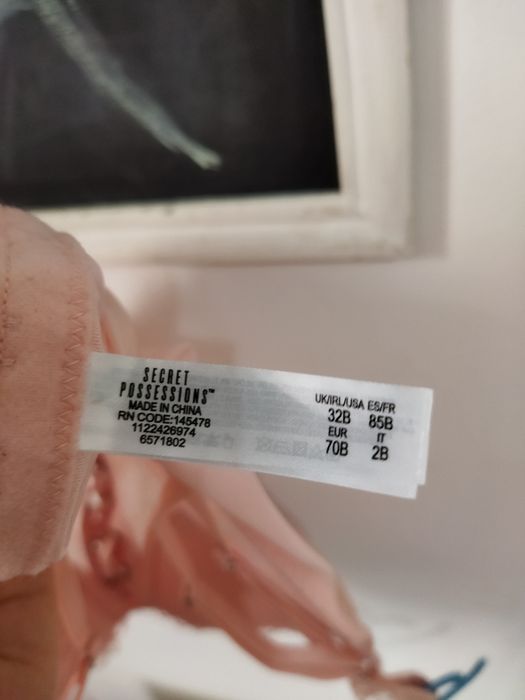 Bustiera corset superb roz din dantela Secret Possessions Xs-S 34/36