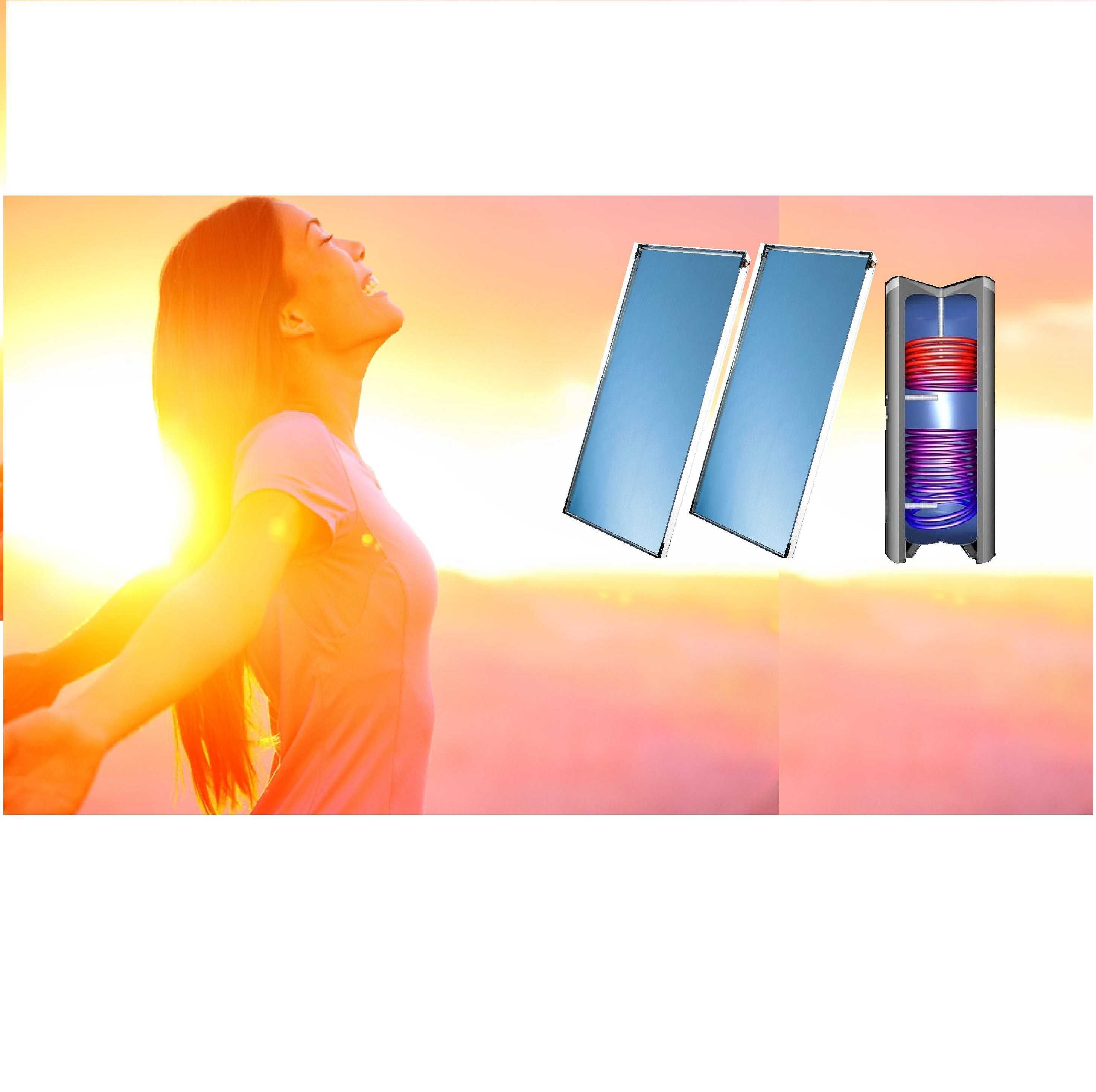 Panouri (panou solar) solare -10ani garantie -Sistem profi pt 5-6 pers